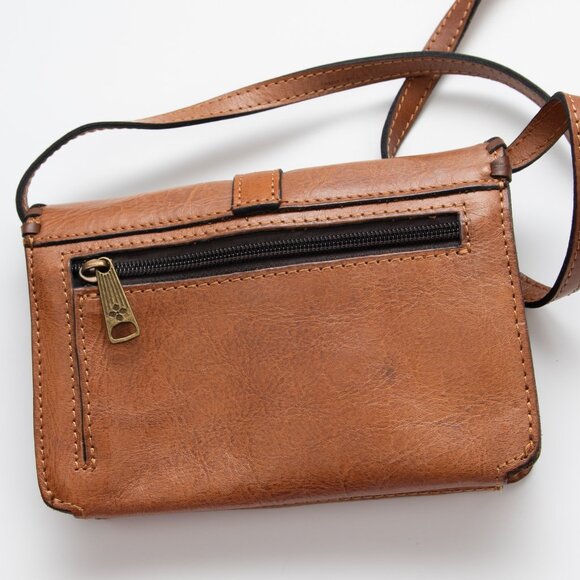 Patricia Nash Torri Purse Tooled Leather Clutch Convertible Crossbody Bag Brown - Picture 3 of 12